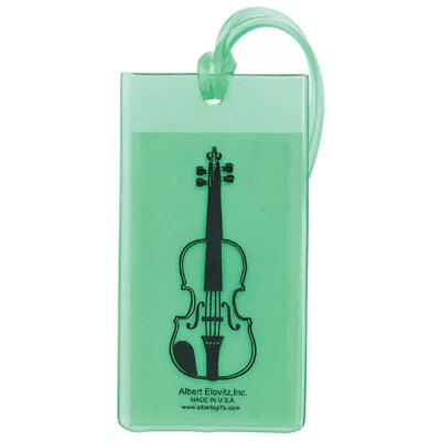 Id Tag - Soft Rubber Violin Design