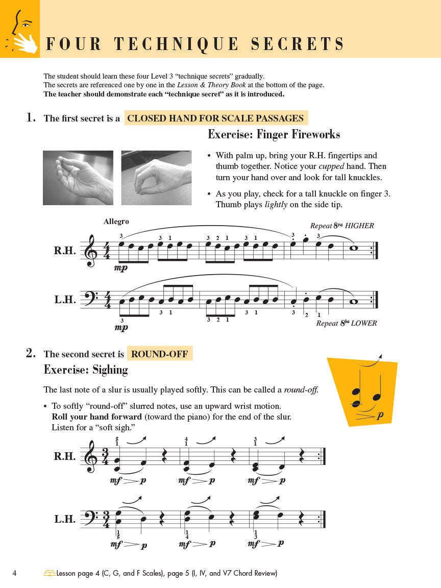 Piano Adventures: All In Two - Level 3 Technique & Performance Book Keyboard