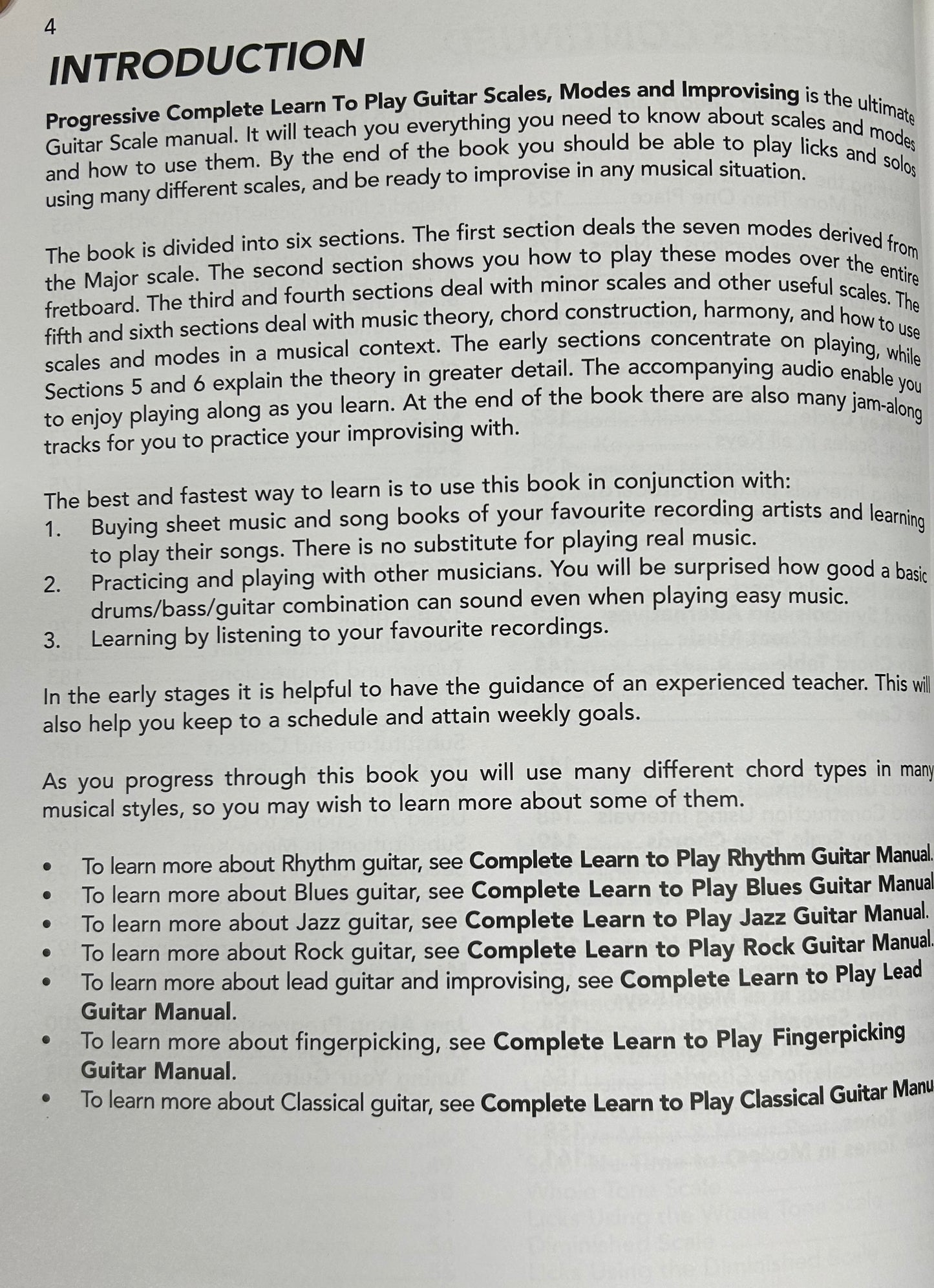 Progressive Complete Learn To Play Scales, Modes & Improvising Book/Ola
