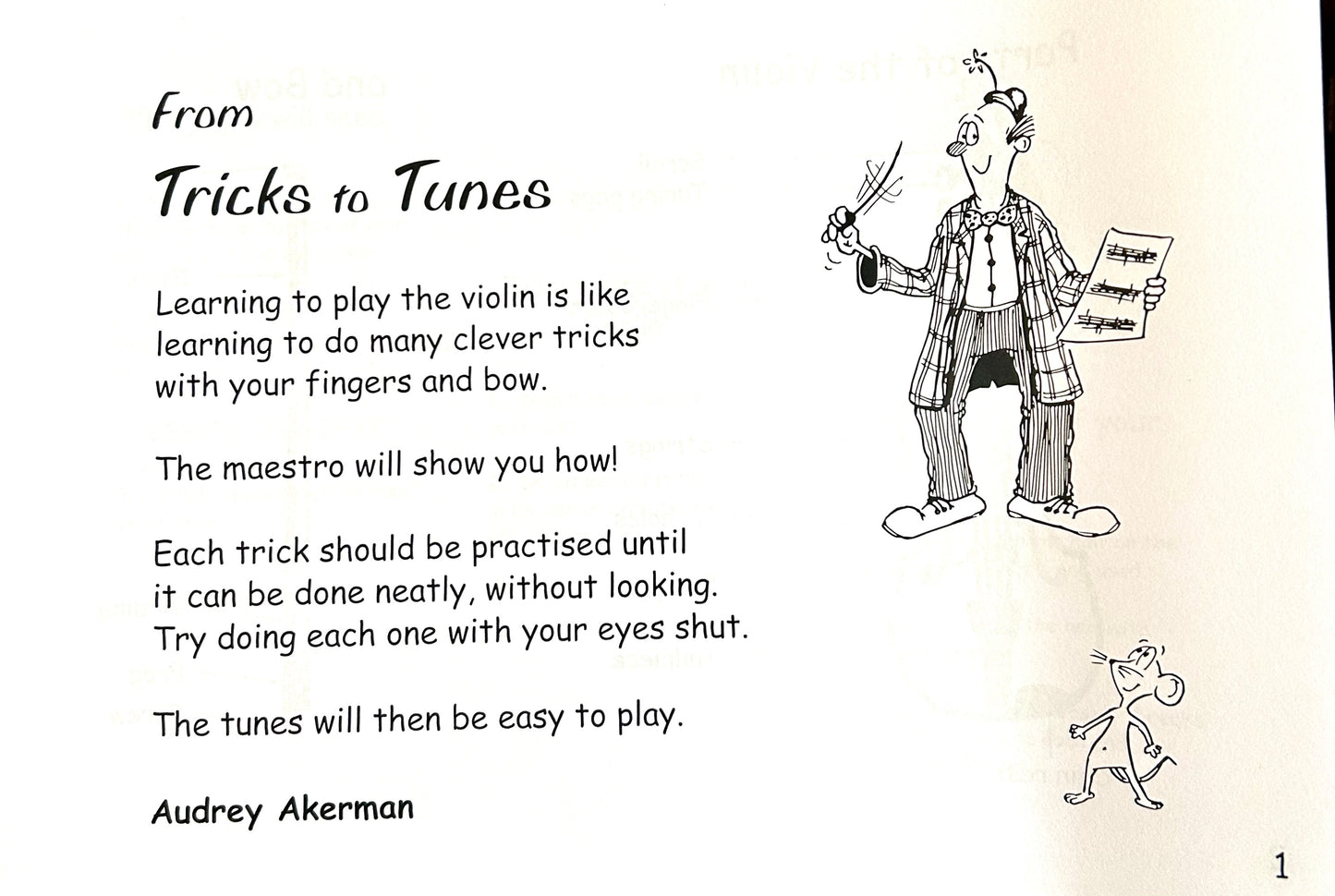 Tricks To Tunes - Violin Book 1 (Spiral Bound)