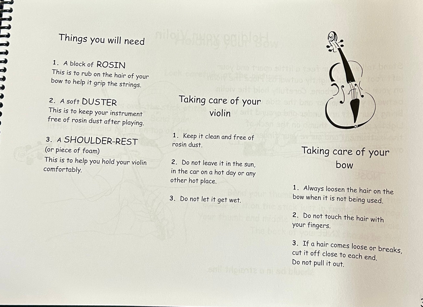 Tricks To Tunes - Violin Book 1 (Spiral Bound)