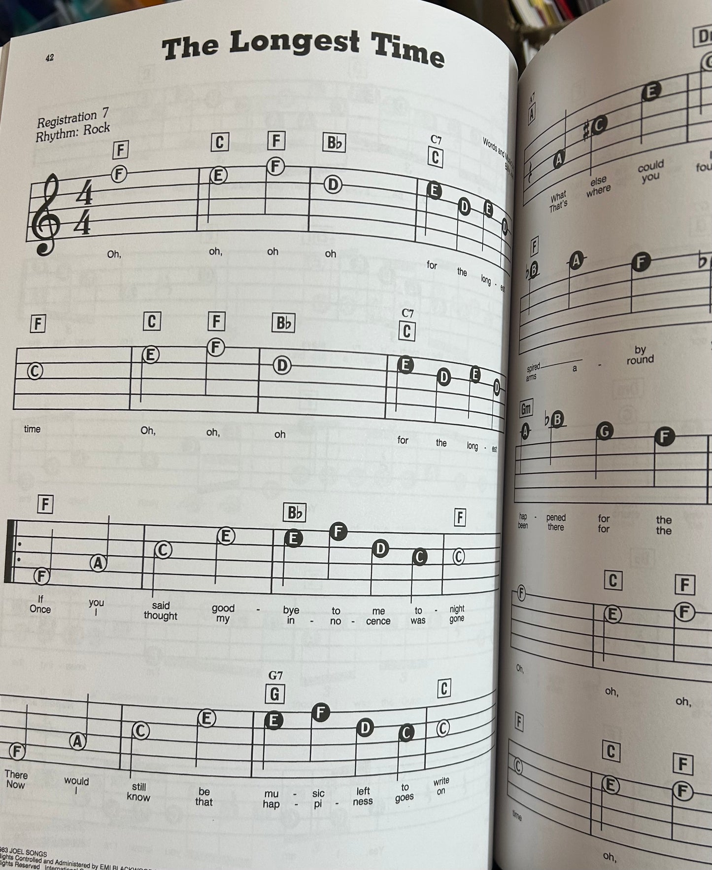The Best Of Billy Joel - Ez Play Piano Volume 155 Songbook (22 Hit Songs)