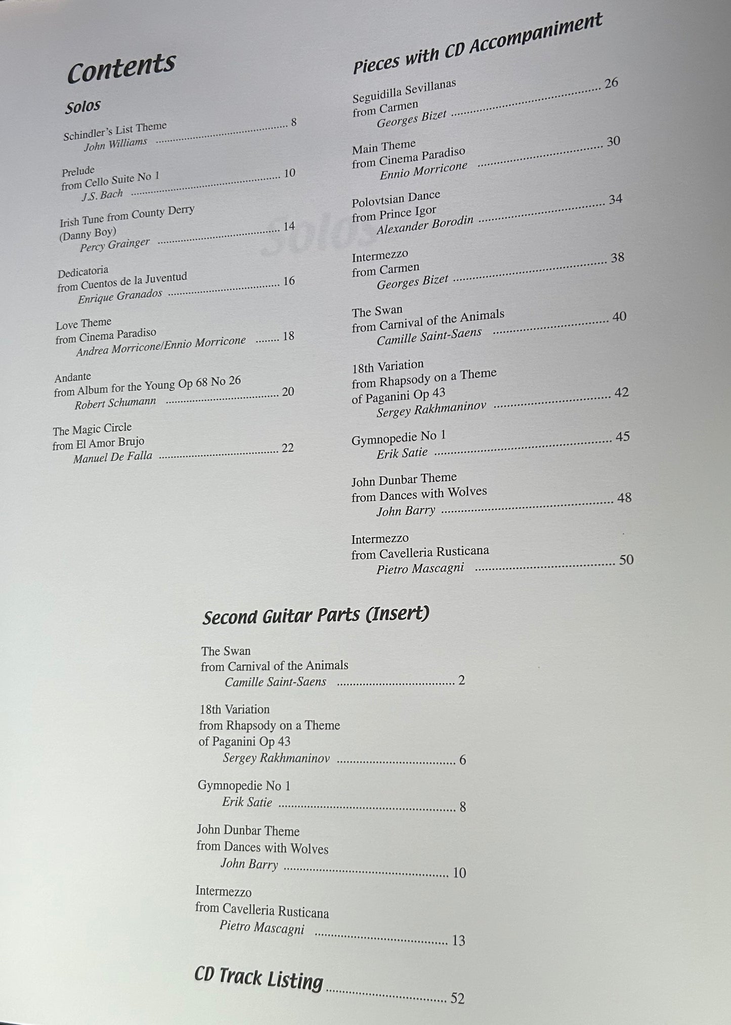 Guitar Romance Book and Audio CD (With Bonus Duet Booklet)