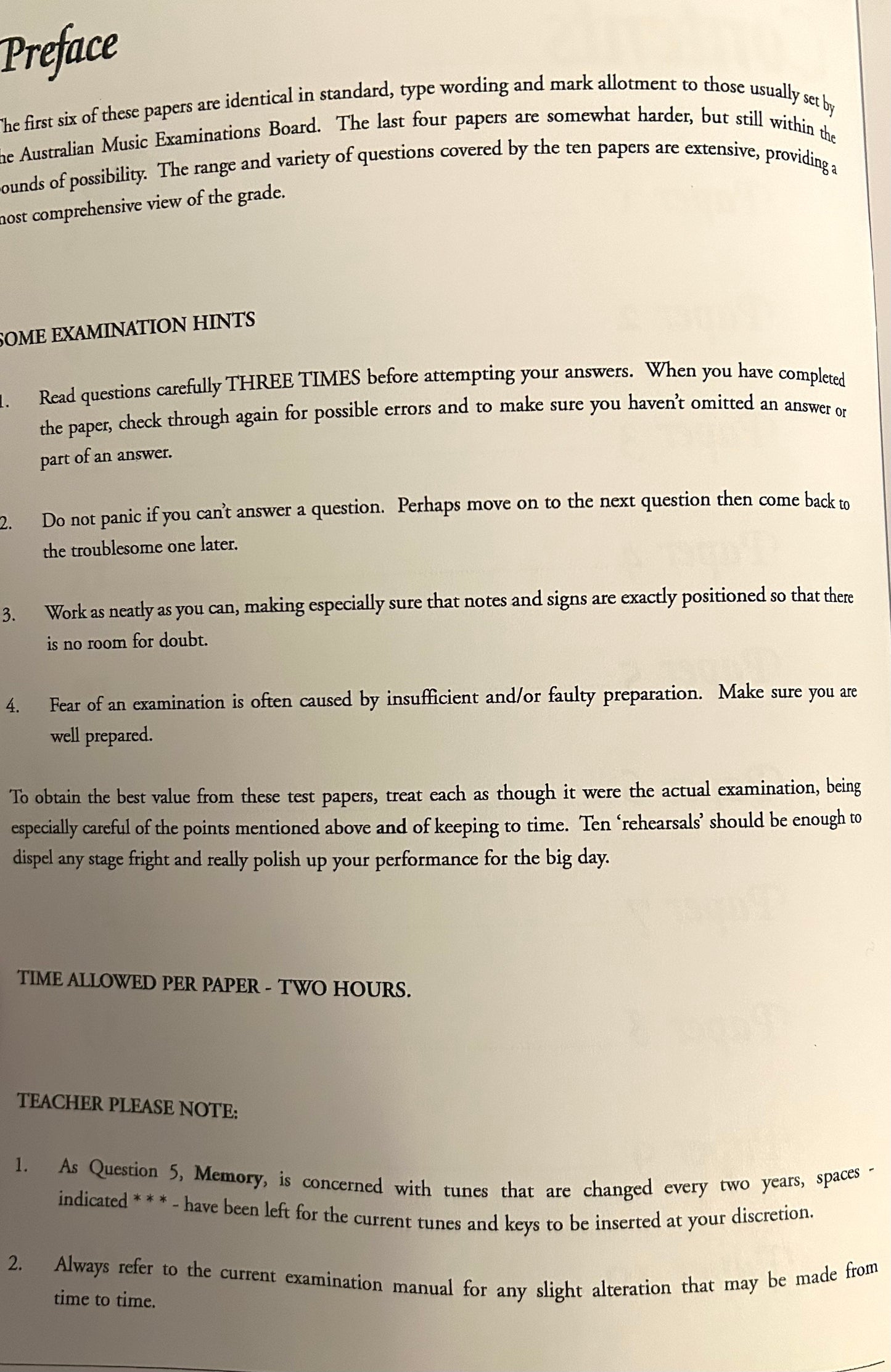 Orpheus Musicianship - Grade 3 Test Papers Book