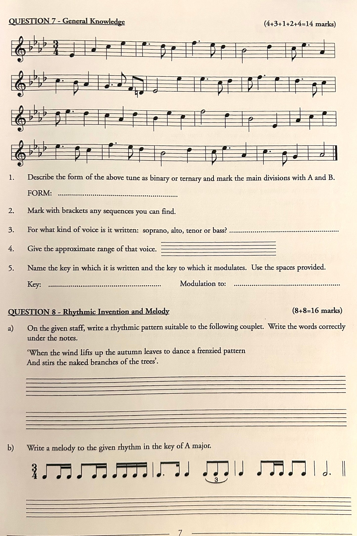 Orpheus Musicianship - Grade 3 Test Papers Book
