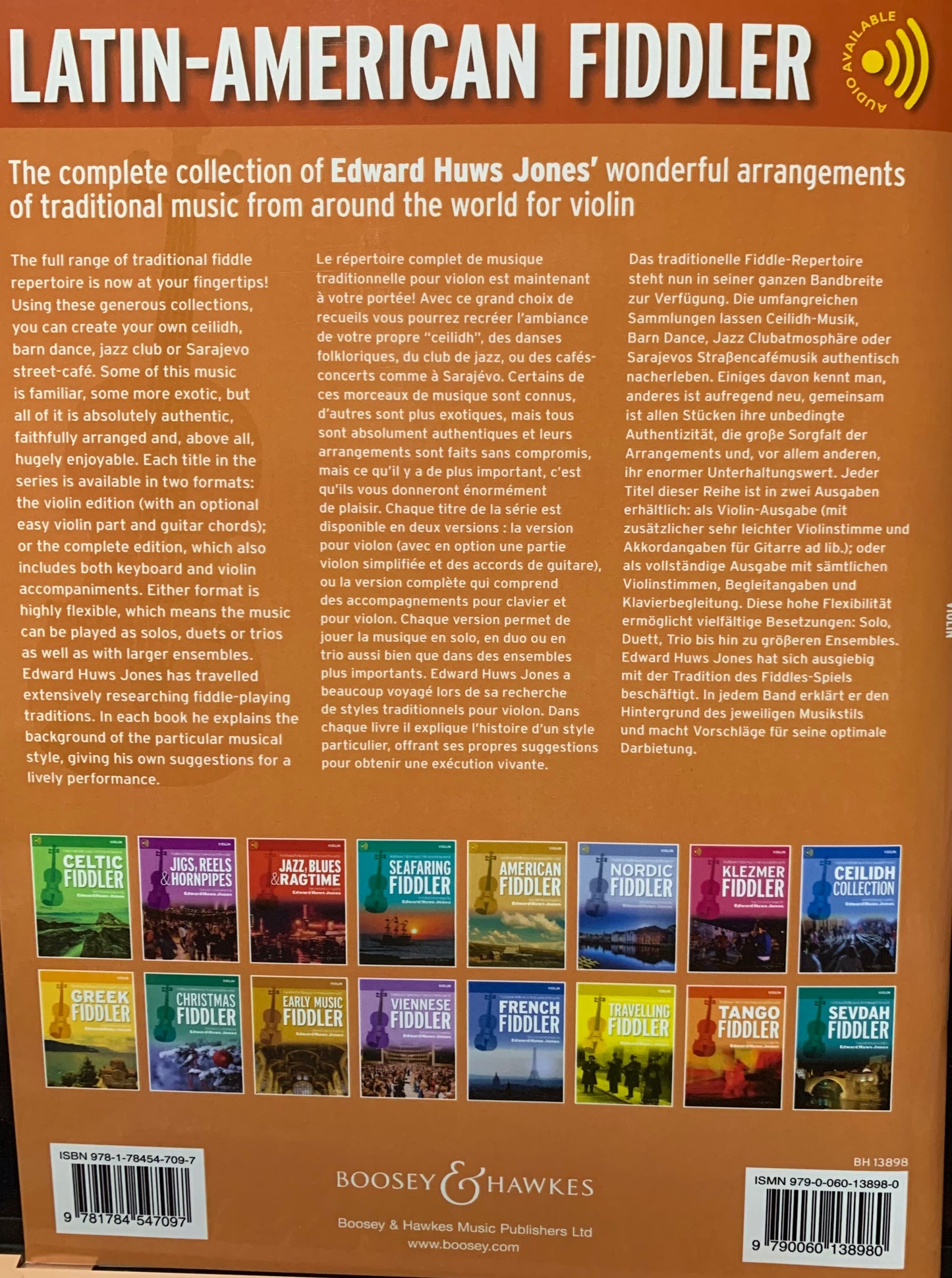 Latin American Fiddler Violin Edition Book/Ola