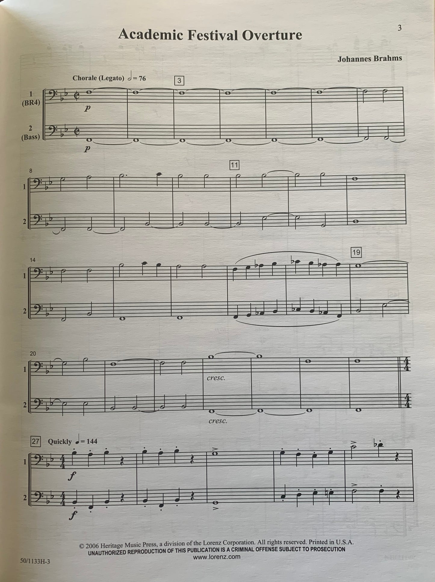Concert Ensembles For Everyone - Trombone/Baritone BC/Bassoon Book