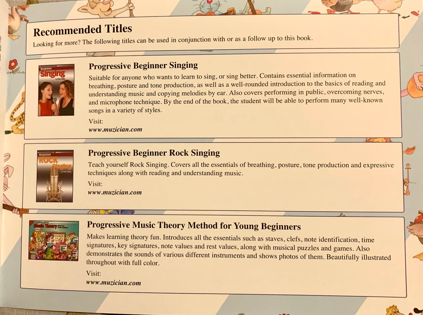 Progressive Singing Method For Young Beginners Book/Ola