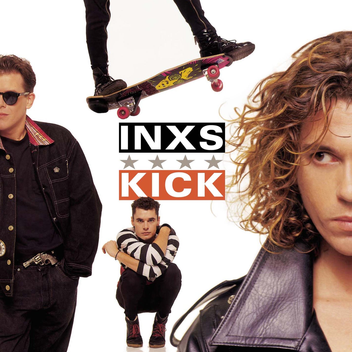 INXS 'Kick' Vinyl Album and Crosley Vinyl Crate Bundle