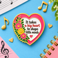 Sundry & Sound Co- It Takes a Big Heart to Shape Little Minds Enamel Pin