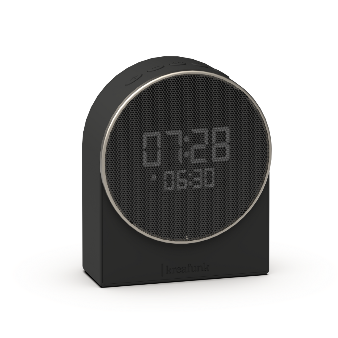 Kreafunk Ivy Alarm Clock W/ Bluetooth Speaker - Black