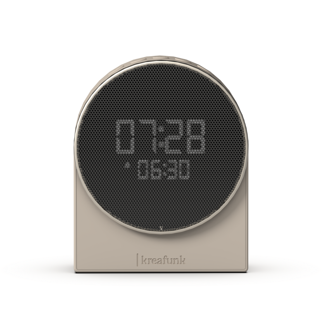 Kreafunk Ivy Alarm Clock W/ Bluetooth Speaker - Ivory Sand