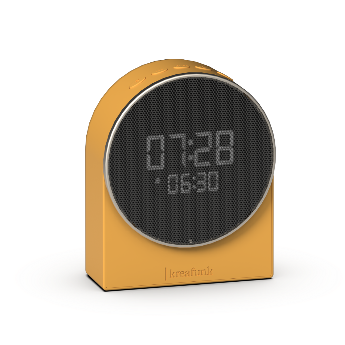 Kreafunk Ivy Alarm Clock W/ Bluetooth Speaker - Mango Burst
