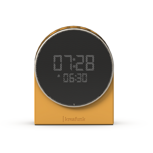 Kreafunk Ivy Alarm Clock W/ Bluetooth Speaker - Mango Burst