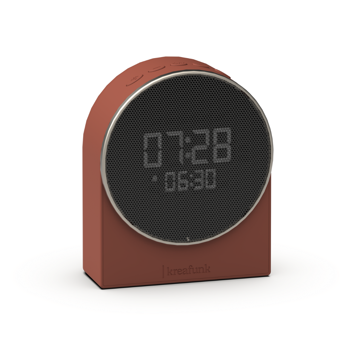 Kreafunk Ivy Alarm Clock W/ Bluetooth Speaker - Terracotta