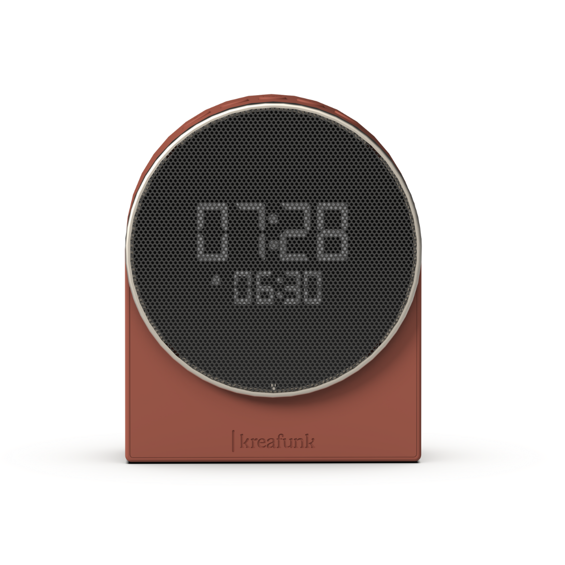 Kreafunk Ivy Alarm Clock W/ Bluetooth Speaker - Terracotta