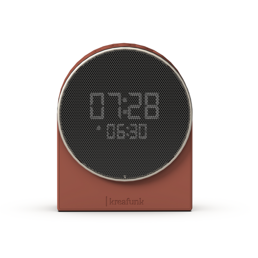 Kreafunk Ivy Alarm Clock W/ Bluetooth Speaker - Terracotta