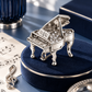 Sundry & Sound Co - Silver Grand Piano Brooch with Rhinestones