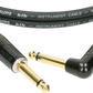 Klotz KIK KG PR Kik Pro Instrument Cable With Right Angle Metal Jack - Black - 3m