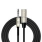 Kirlin 3FT Male XLR - 6.5 Stereo Jack Cable [KMP483PR-3]