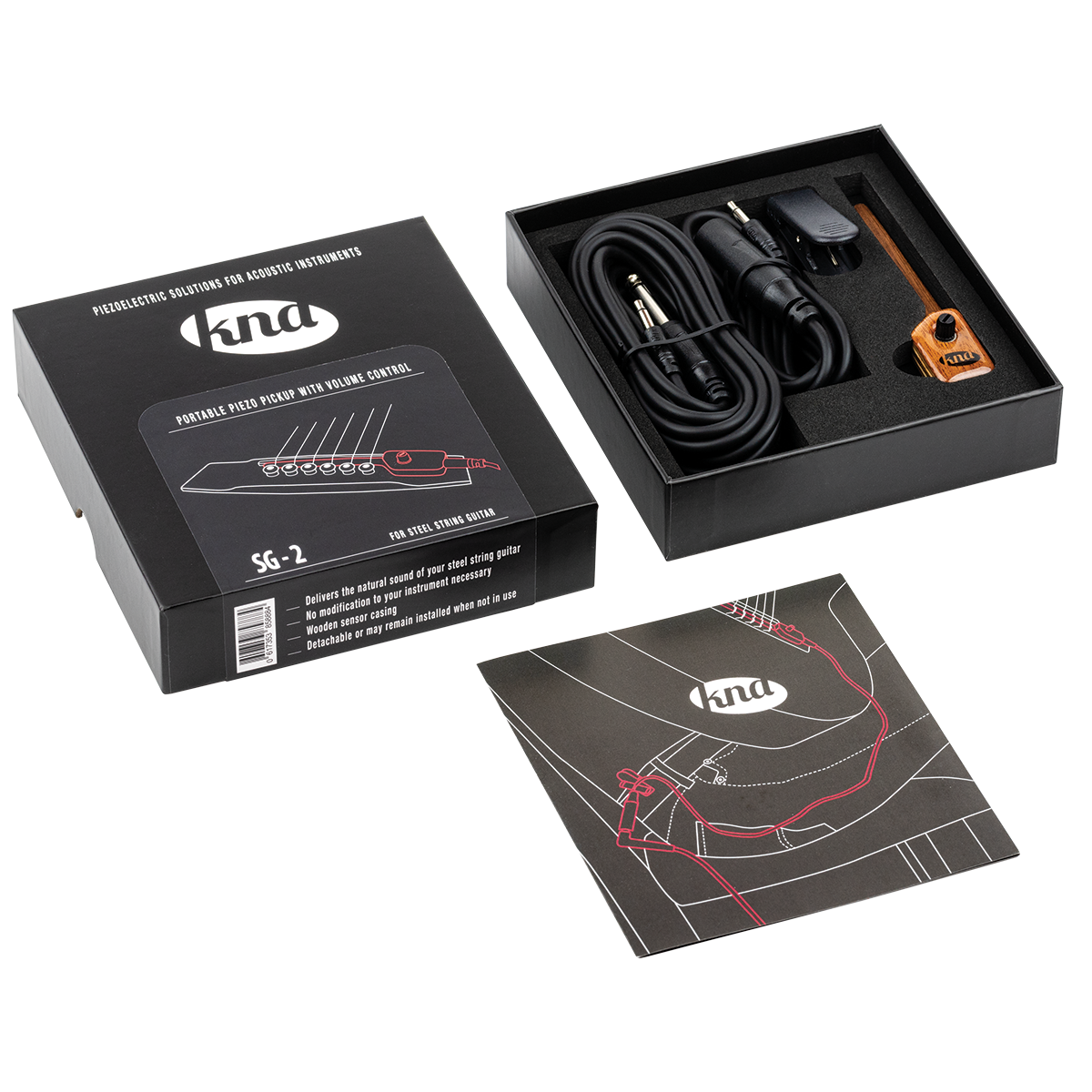 KNA SG-2 Acoustic Guitar Pickup with Volume Control