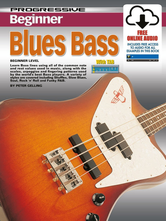 Progressive Beginner Blues Bass Book/Ola