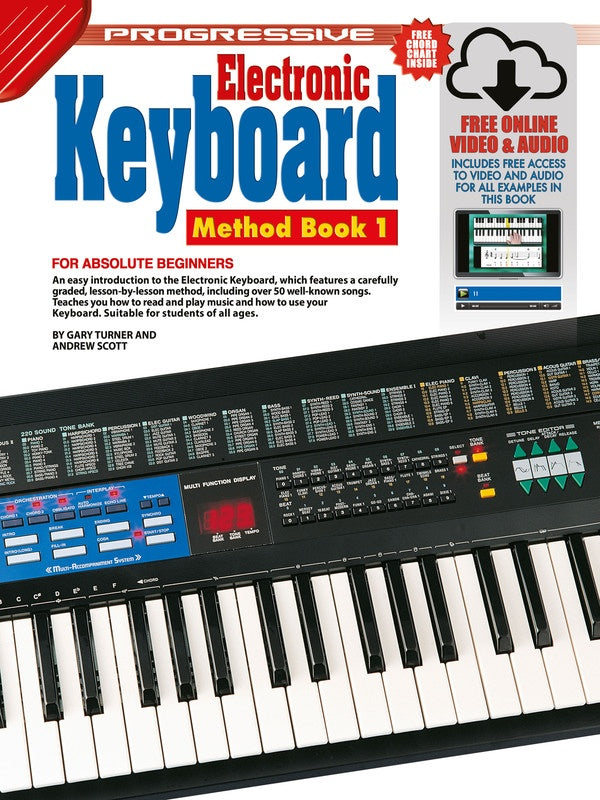 Progressive Electronic Keyboard Method Book 1 (Book/Ola)