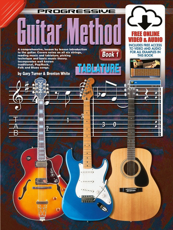 Progressive Guitar Method With Tab - Book 1 with Audio