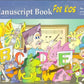 Progressive Manuscript for Kids Book 12 (24-Pages / 6 Giant Staves)