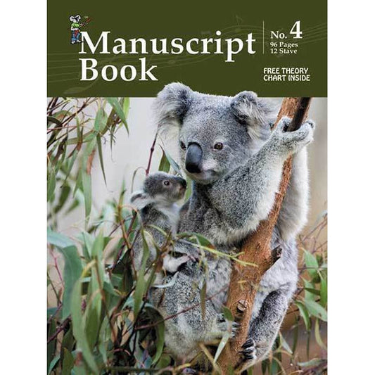 Progressive A4 Wide Bound Manuscript Book 4 (12 Stave, 96 Pages)
