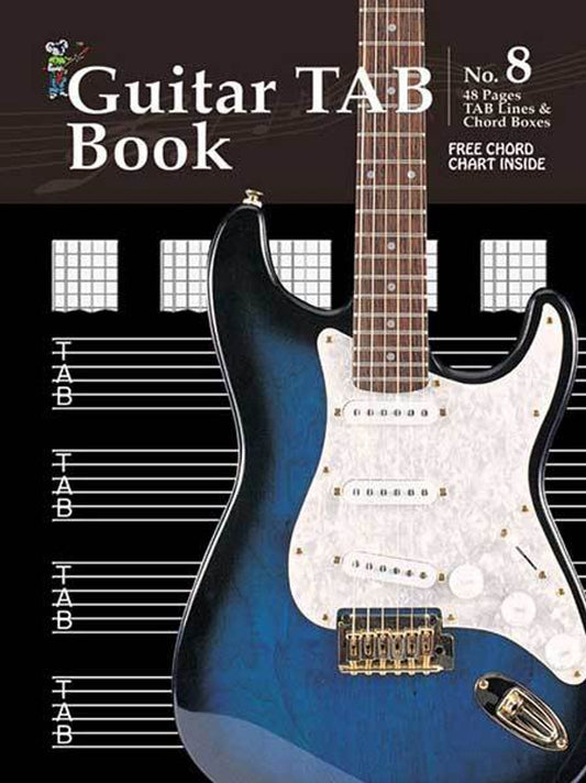 Progressive Stapled Manuscript Book 8 (Tab Lines/Chords, 48 Pages)
