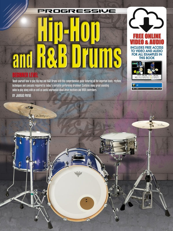 Progressive Hip Hop And R&B Drums Book, Audio and Video