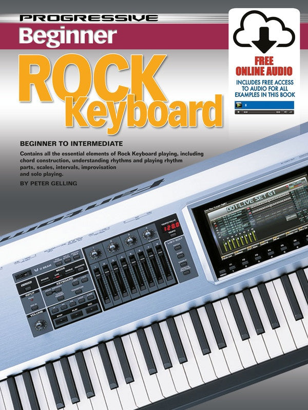 Progressive Beginner Rock Keyboard Book/Ola
