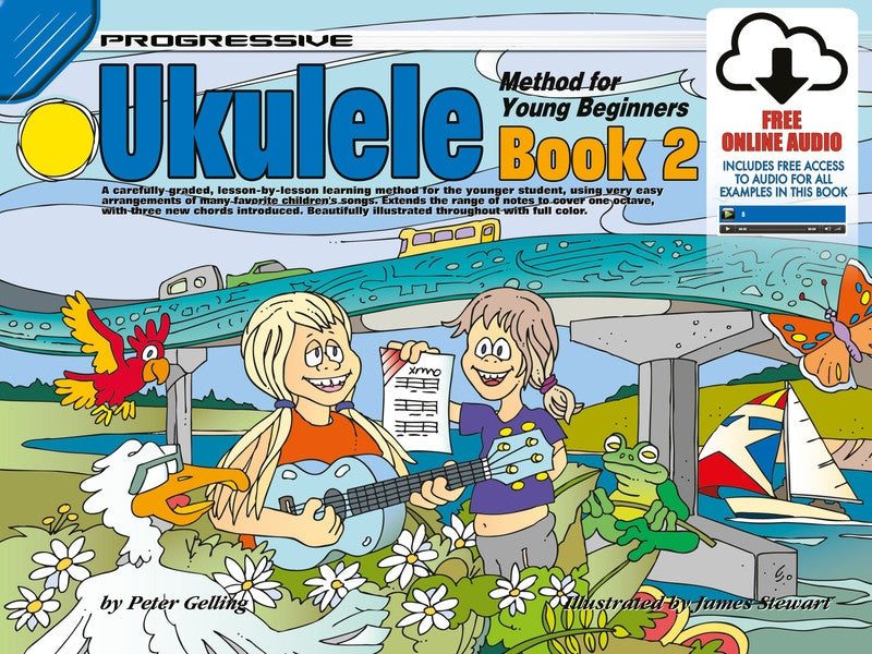 Progressive Ukulele Method For Young Beginners - Book 2 (Book/Ola)