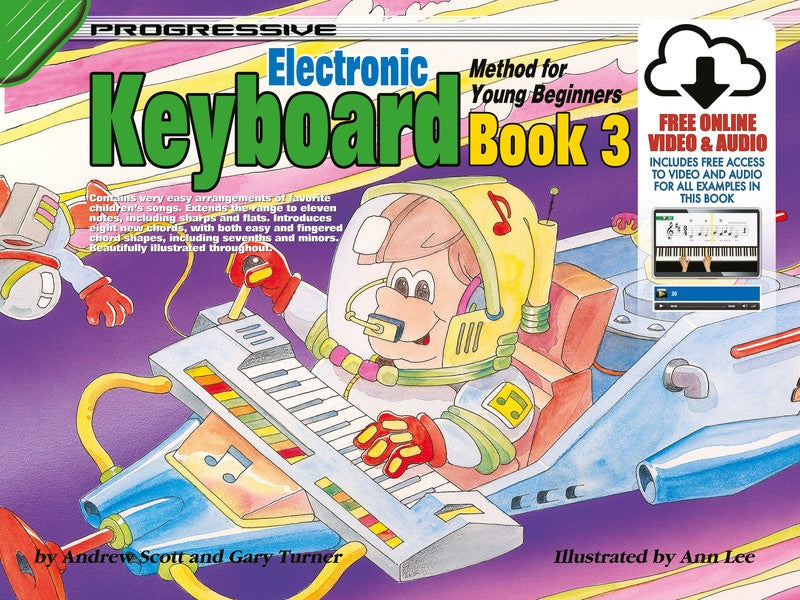 Progressive Electronic Keyboard Method Young Beginners - Book 3 (Book/Ola)