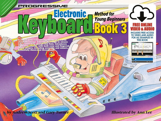 Progressive Electronic Keyboard Method Young Beginners - Book 3 (Book/Ola)