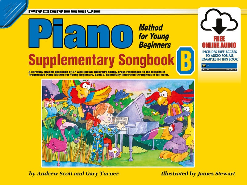Progressive Piano Method For Young Beginners - Songbook B (Book/Ola)