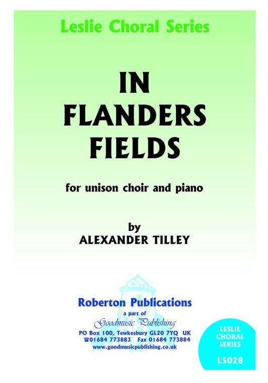 In Flanders Fields Unison/Piano