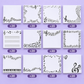 Music Sticky Notes – 4 Pad Set (80 Sheets) – Assorted Musical Designs