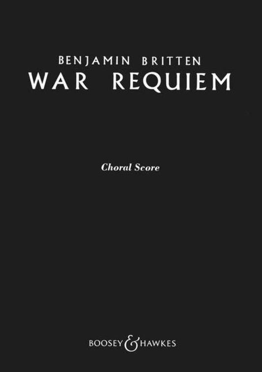 War Requiem Op 66 Choral Score Book
