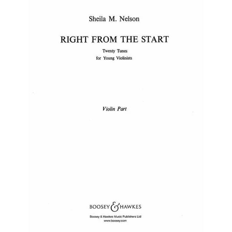 NELSON - RIGHT FROM THE START VIOLIN PART - Music2u