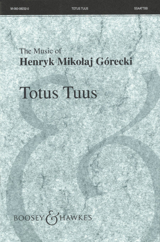 Totus Tuus Op 60 SSAATTBB A Cappella Sheet Music