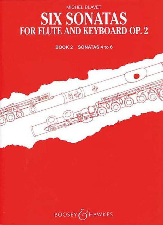 Blavet - 6 Sonatas Op 2 Bk 2 Nos 4-6 Flute/Piano