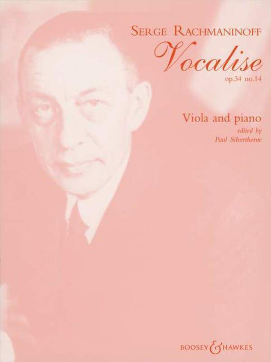 Rachmaninoff - Vocalise Op 34 No 14 Viola/Piano