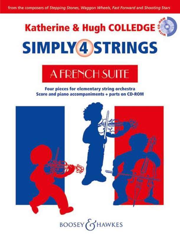 French Suite Simply 4 Strings Sc/Pno Accomp/Cd