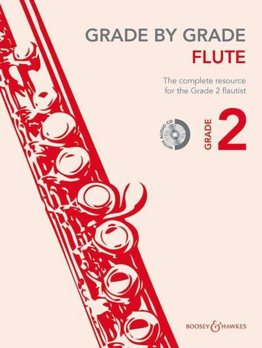 Grade By Grade Flute Gr 2 Bk/Cd