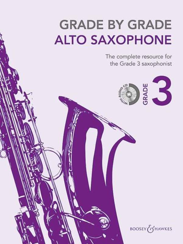 Grade By Grade Alto Saxophone Gr 3 Bk/Cd