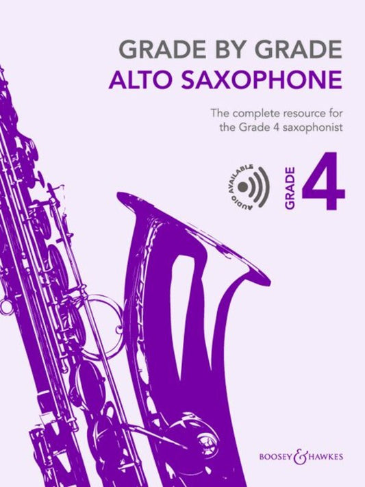 Grade By Grade Alto Sax Grade 4 Bk/Ola
