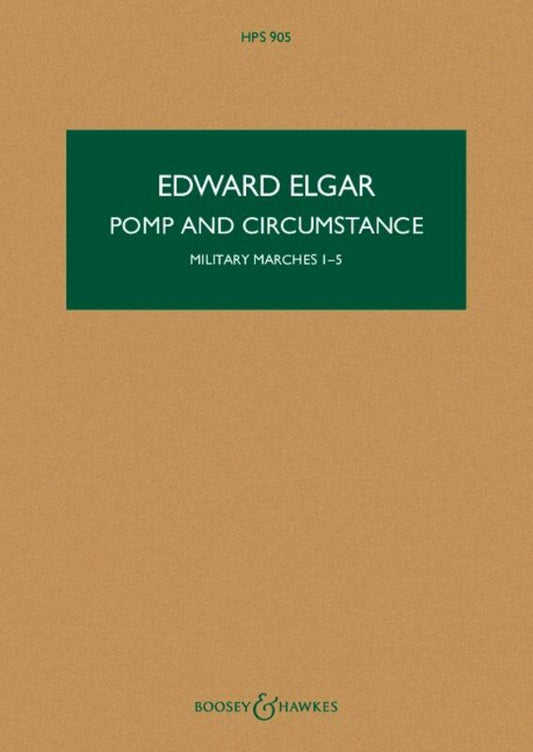 Elgar - Pomp & Circumstance Military Marches 1-5 Study Score
