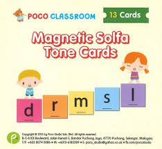 Poco Studio Magnetic Solfa Tone Cards